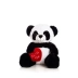 PELUCIA BRUMAR URSO PANDA CORACAO MEDIO