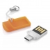 PENDRIVE 16GB MULTILASER OTG DUAL USB MOD. PD508 LARANJA