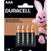 PILHA ALCALINA .AAA PALITO C/4 UN DURACELL REF. 5004687