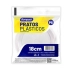 PRATO DE PLASTICO 18CM C/10UN BOMPACK BRANCO REF. BP-18