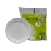 PRATO DE PLASTICO 15CM C/10UN KEROCOPO BRANCO RASO REF. PRK15BC