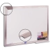 QUADRO BRANCO MOLDURA ALUMINIO 120X90CM CORTIARTE POP