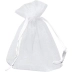 SACO DE ORGANZA BRANCO 15X18CM UNI. GALA REF. 5414