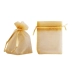 SACO DE ORGANZA DOURADO 14X20CM C/10 UN MAKE+ REF. 7298