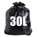 SACO DE LIXO VABENE PICOTADO 30L PRETO C/25UN