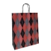SACOLA PARA PRESENTE DEC. PAPERPLAS ARGYLE M 25X31X10