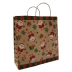 SACOLA PARA PRESENTE NATAL ENCANTADO G 33X31X10 PAPERPLAS