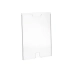 SUPORTE PARA AVISO WALEU DISPLAY OFFICE CRISTAL C/FUNDO REF. 10090009