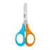 TESOURA ESCOLAR TRIS CLASS DUO 13CM REF. 906267 COR LARANJA E AZUL