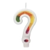 VELA P/ BOLO MAKE+ ESPECIAL N. ? ESTAMP COLORIDA 9,5CM REF. 4441