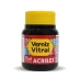 VERNIZ VITRAL 37ML 507 VERMELHO FOGO ACRILEX